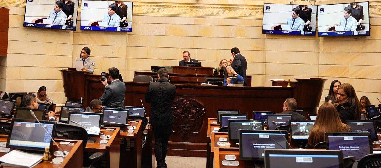 Plenaria del Senado.