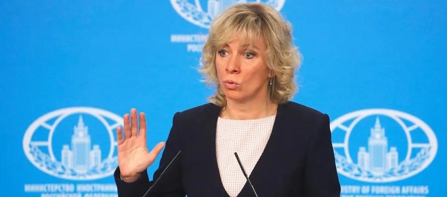 La portavoz de Exteriores de Rusia, María Zajárova.