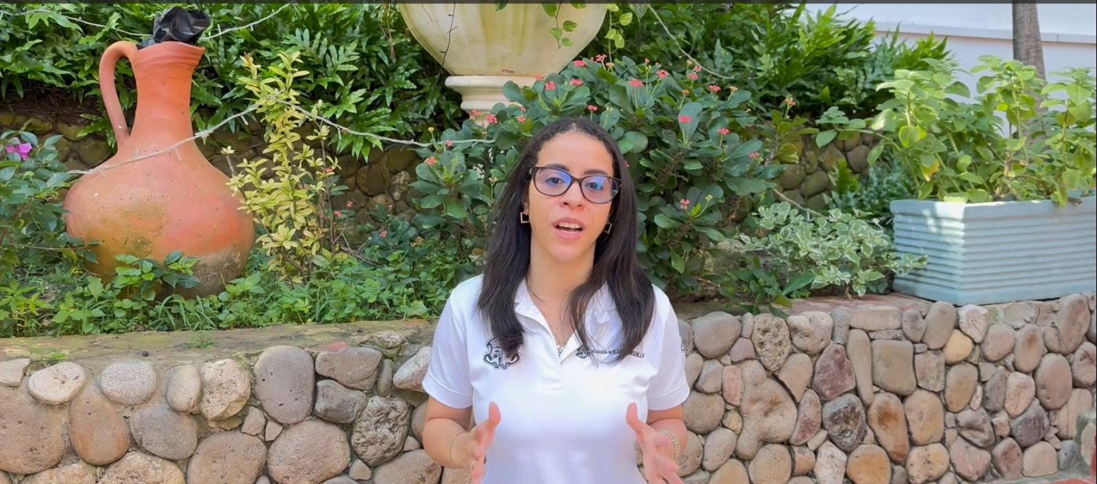 La Secretaria de Salud de Barranquilla, Stephanie Araujo Blanco.