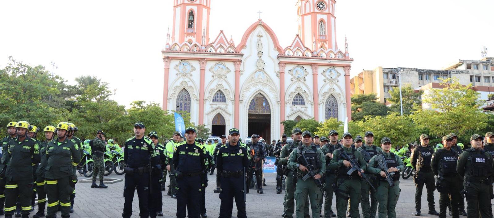 La Policía y el Distrito de Barranquilla tienen listo el dispositivo de seguridad.