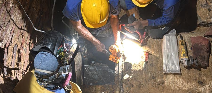 Trabajo de mantenimiento de la Triple A.