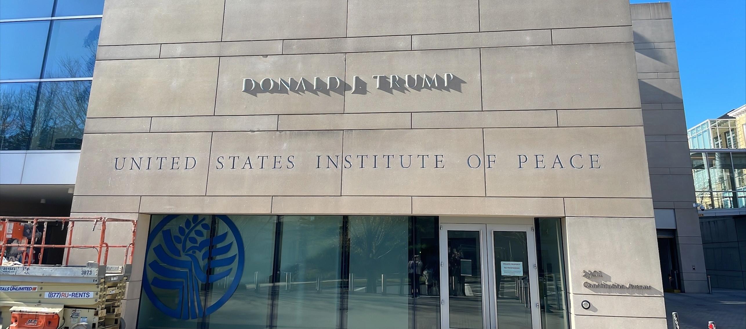 El Instituto de Paz de Estados Unidos Donald J. Trump.