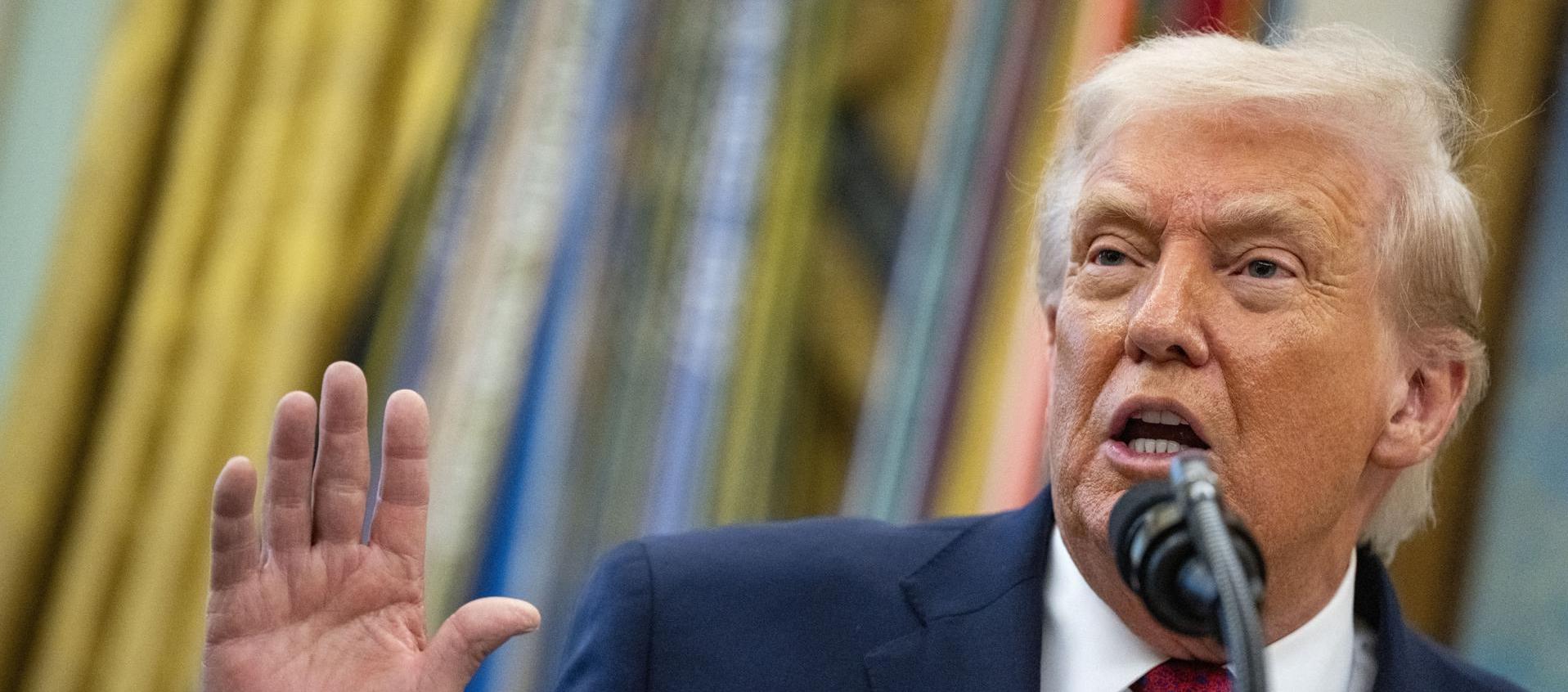 El Presidente Donald Trump.