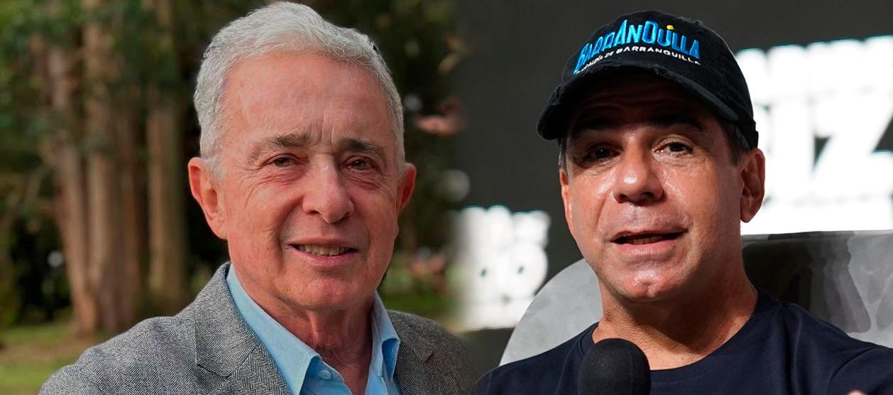 Álvaro Uribe Vélez y Alejandro Char.