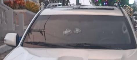 Vehículo en el que se movilizaba el líder social. 