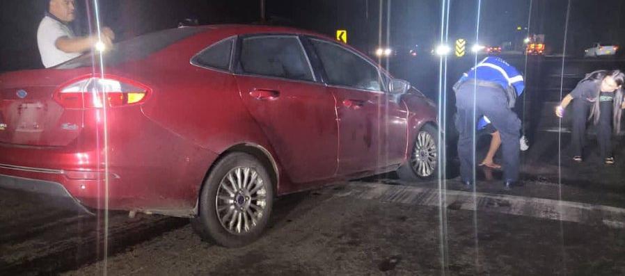 Vehículo en que se desplazaba Jossimar Calvo