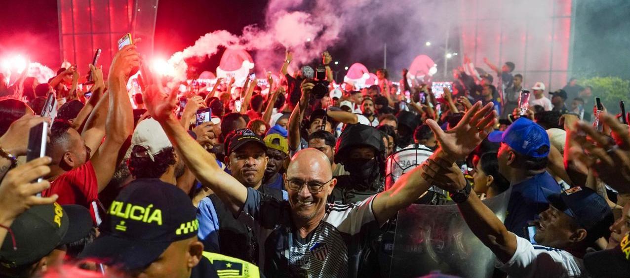 Alfredo Arias en la celebración de la undécima estrella.
