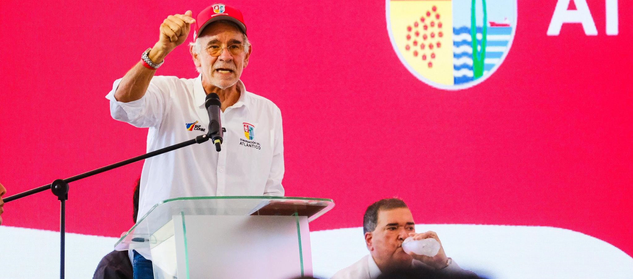 El Gobernador del Atlántico, Eduardo Verano.