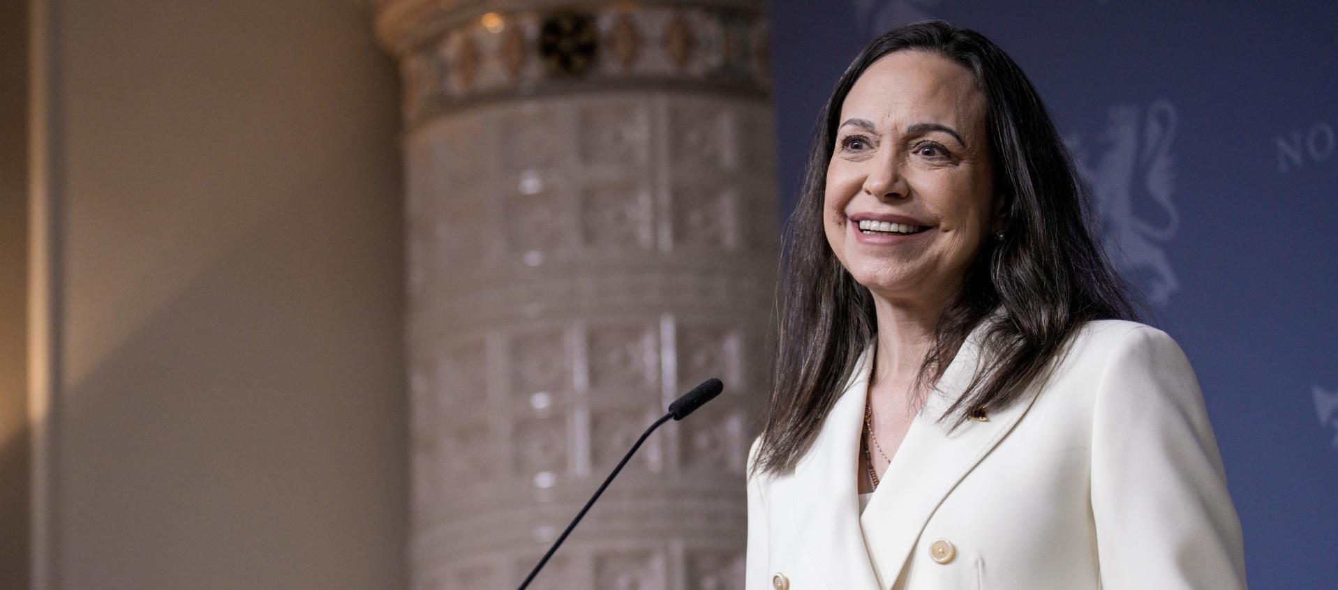 María Corina Machado, líder opositora venezolana.