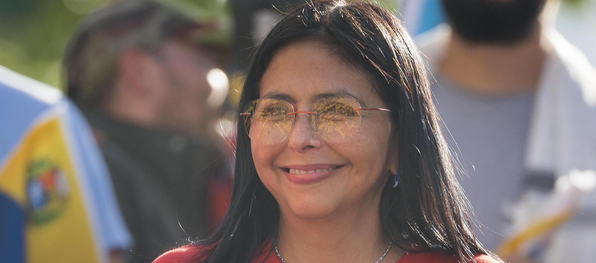 Delcy Rodríguez, vicepresidenta ejecutiva de Venezuela.