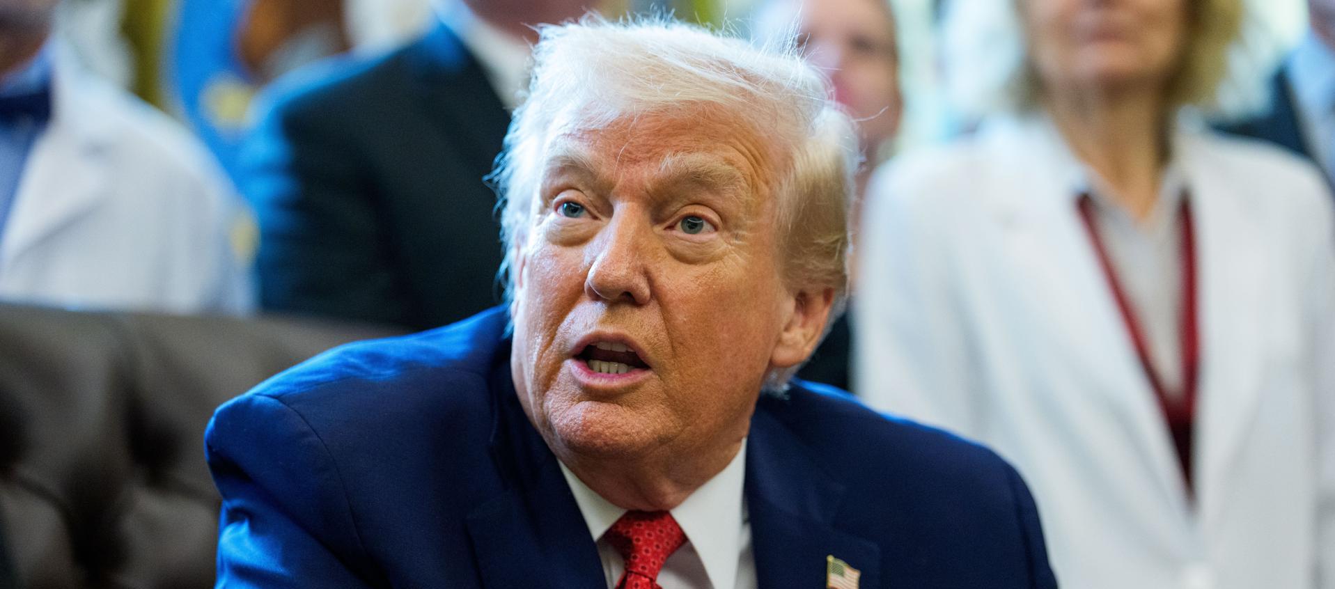 Donald Trump, Presidente de Estados Unidos.