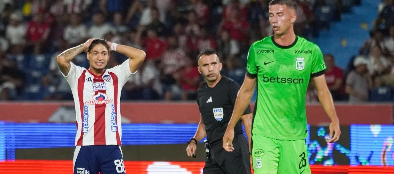 Carlos Betancur en el partido Junior vs. Nacional, el 13 de noviembre. 