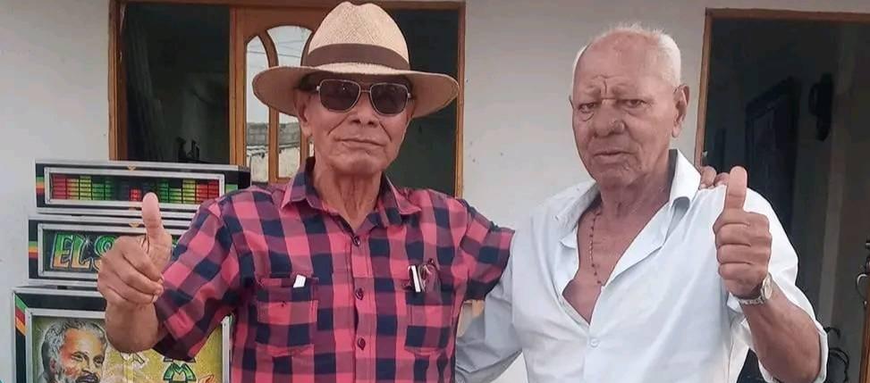 Francisco Cañarete (derecha) con su hermano Leopoldo. 