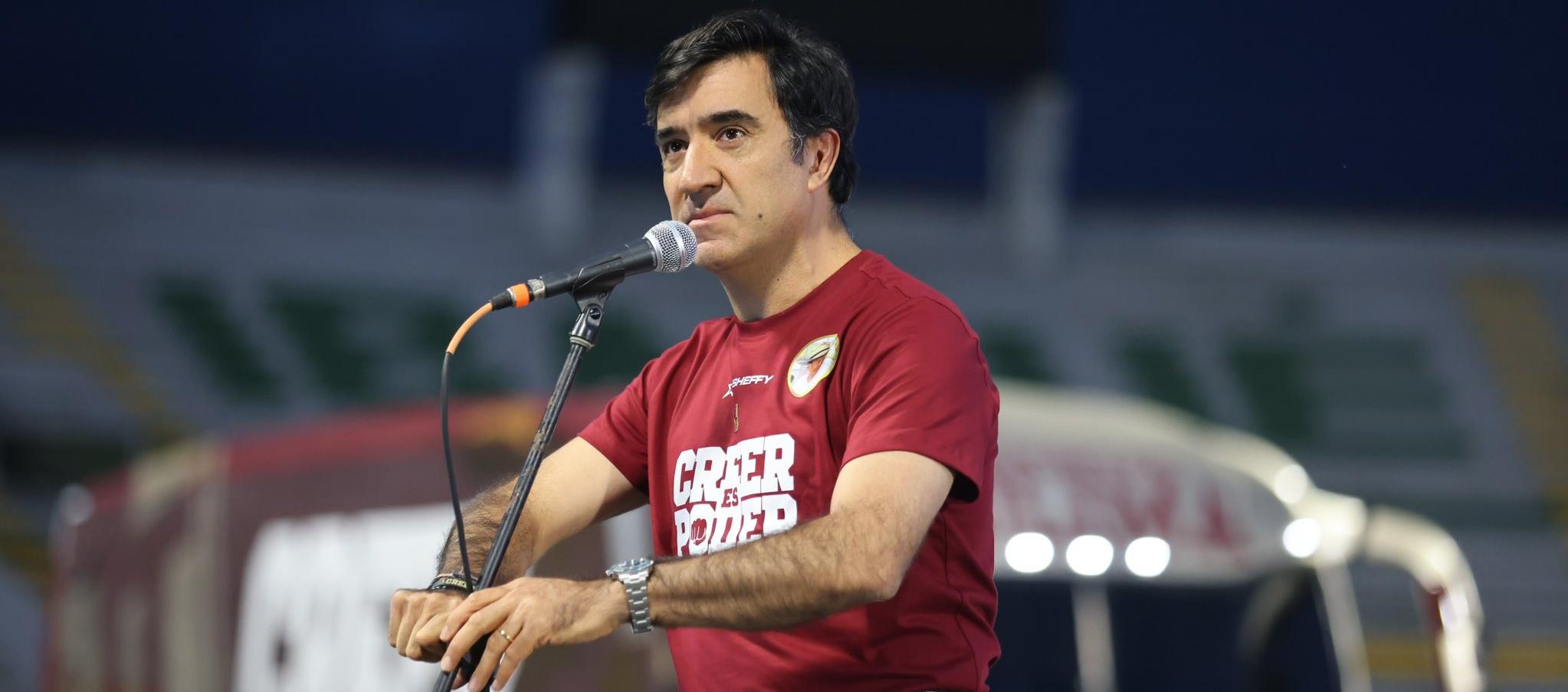 César Camargo, presidente del Deportes Tolima. 