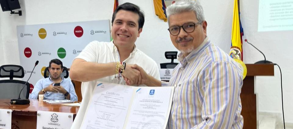 Andrés Felipe Ortiz, presidente del Concejo de Barranquilla