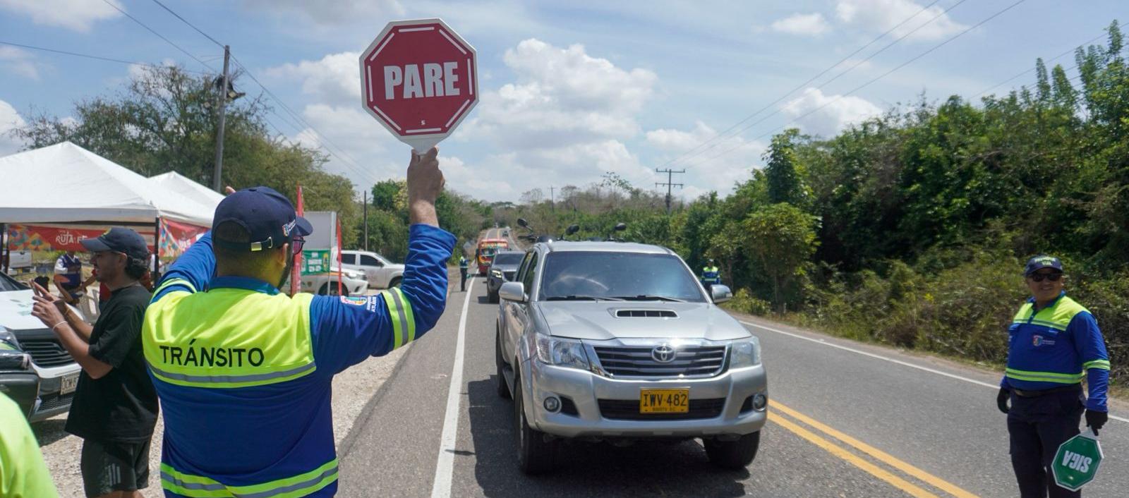 Operativos de control del Tránsito en Atlántico. 