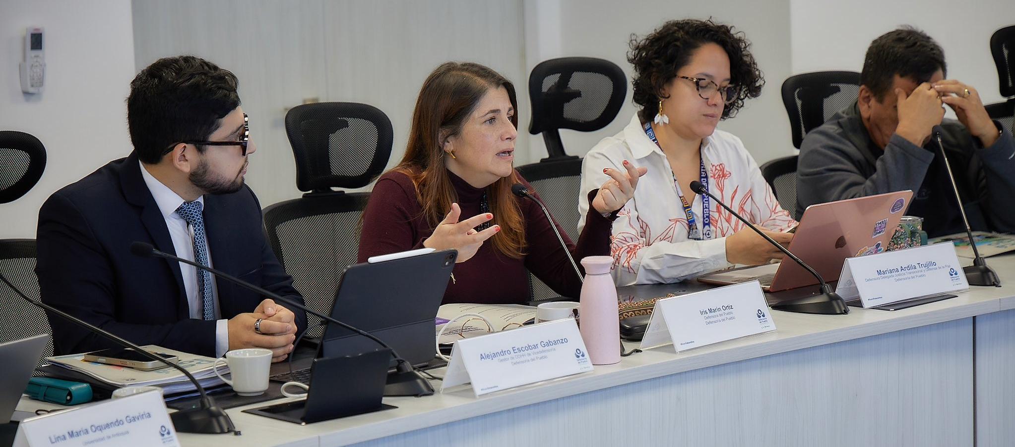 Iris Marín, defensora del Pueblo. 