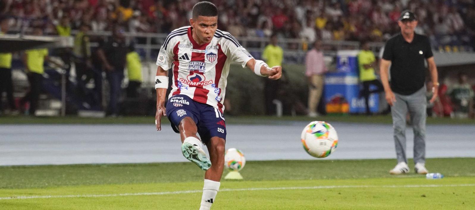 José Enamorado marcó tres goles con Junior en la final contra Tolima. 