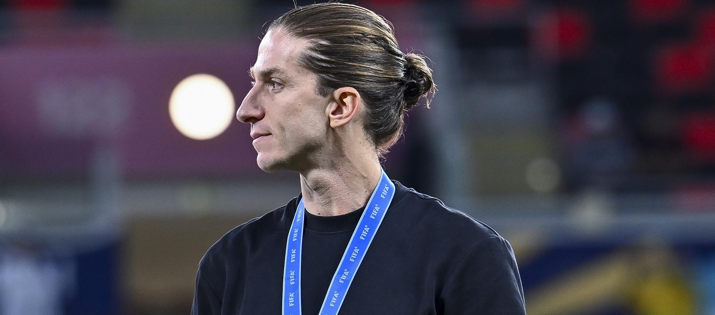 Filipe Luis, entrenador del Flamengo. 