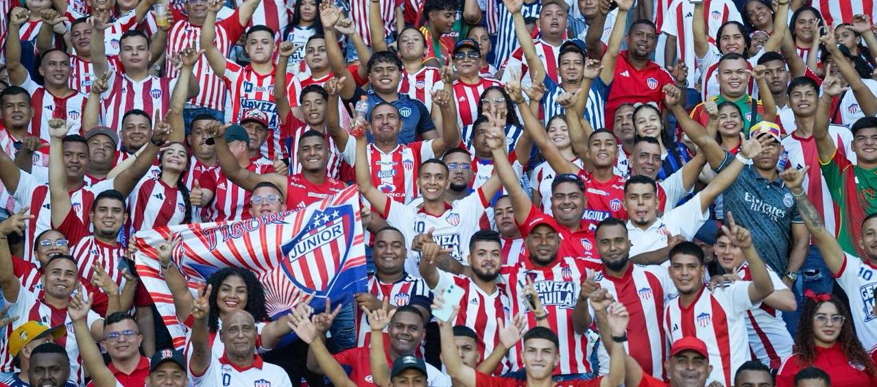 La afición del Junior volverá a colmar el estadio Metropolitano contra América.  