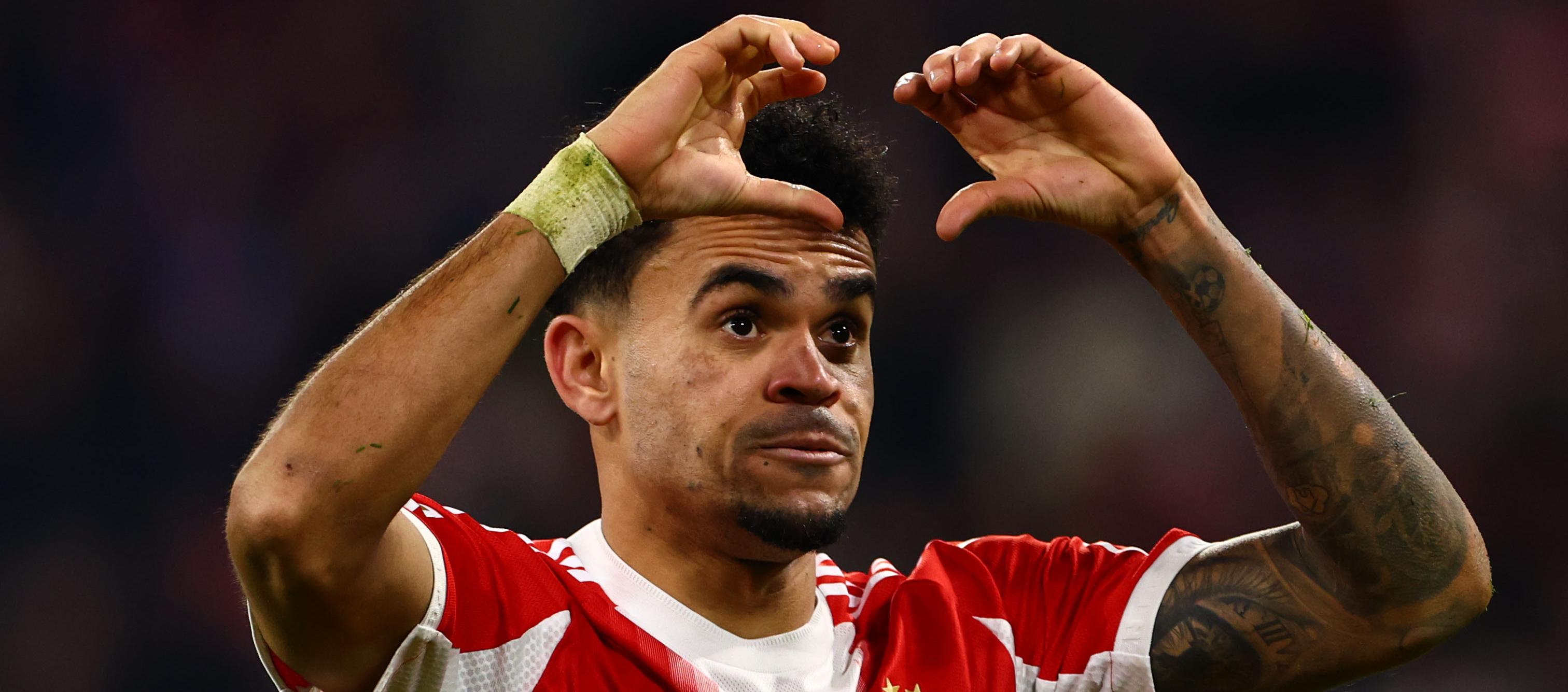 El colombiano Luis Díaz, delantero del Bayern Múnich. 