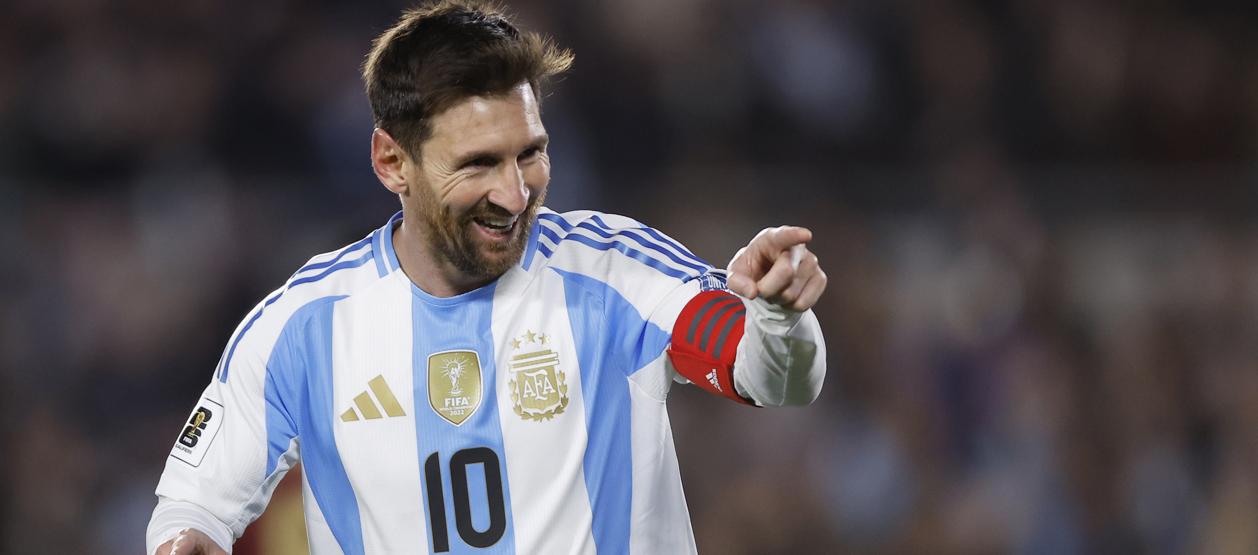 Lionel Messi, delantero y capitán de la selección Argentina. 