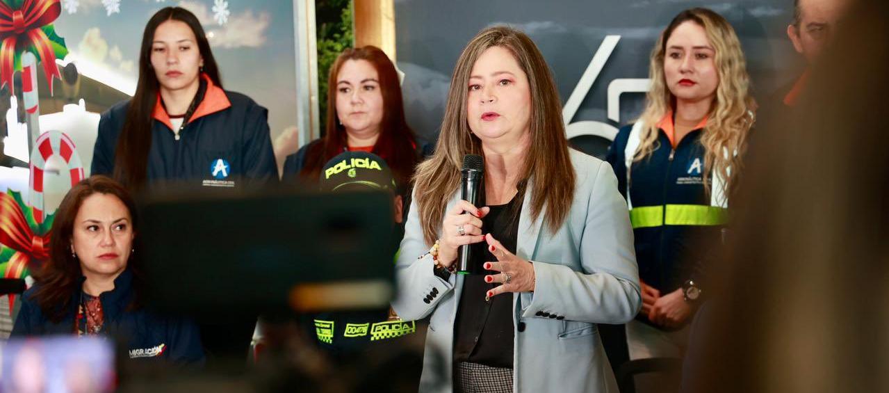 María Fernanda Rojas, ministra de Transporte.