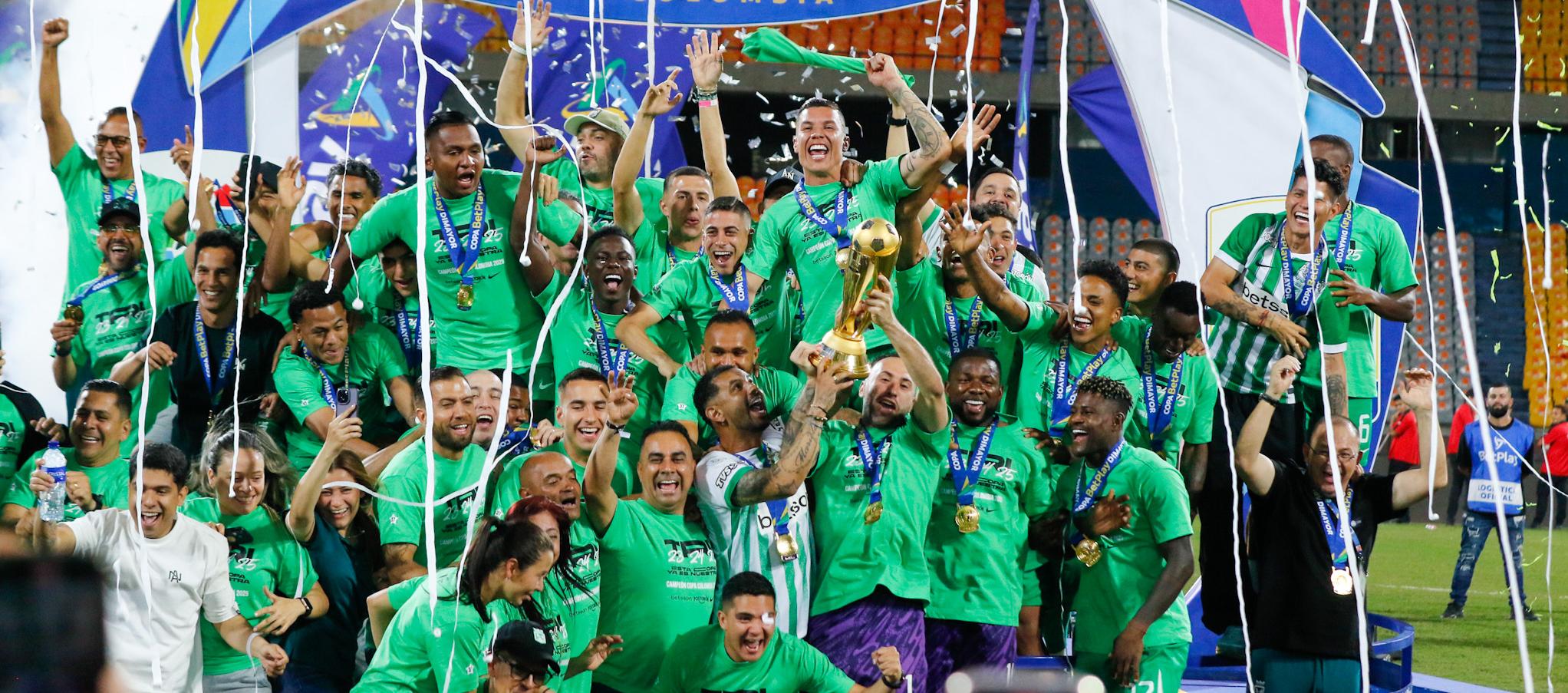 Atlético Nacional se coronó el miércoles campeón de la Copa Colombia.