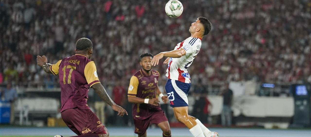 El paraguayo Guillermo Paiva aportó dos asistencias en el triunfo sobre Tolima. 