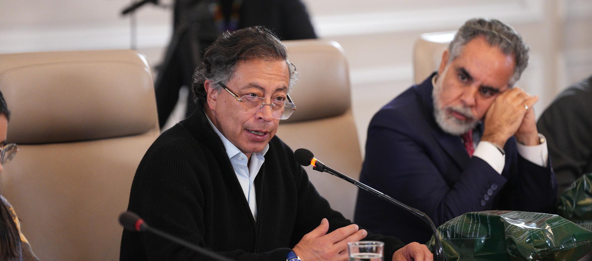 El Presidente Gustavo Petro.