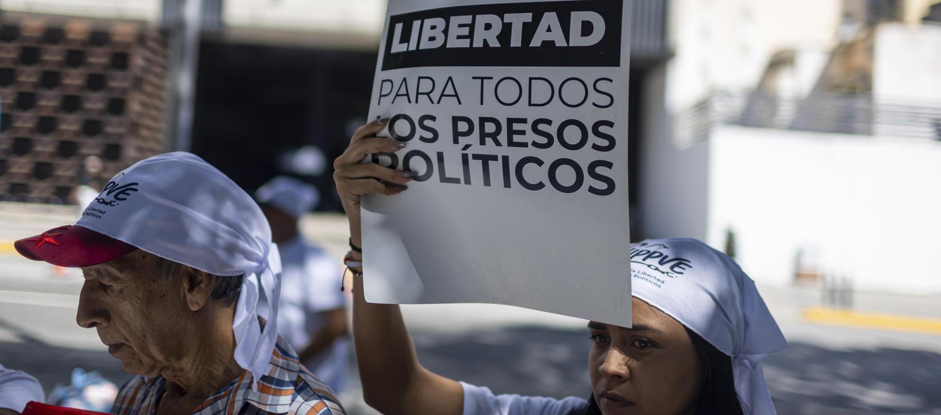 Presos en Venezuela.