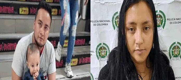  Samuel Guerrero, padre del menor y Yenni Higuera. 