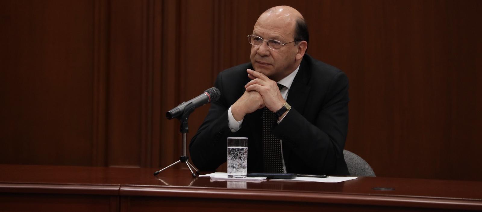 El ministro de Hacienda, Germán Ávila.