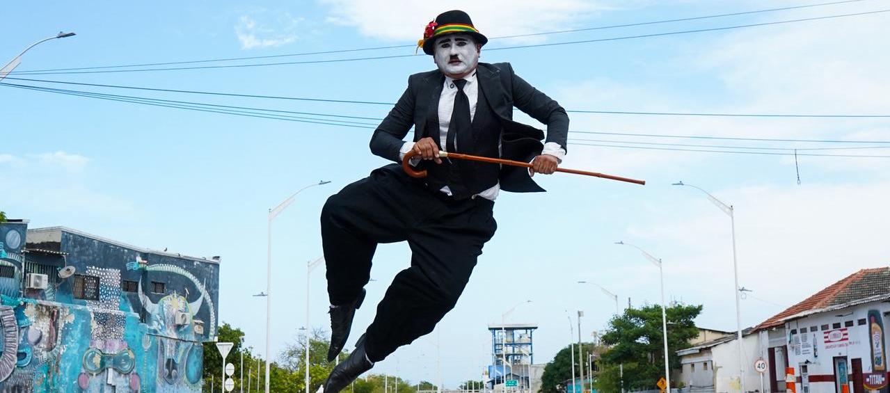 Charles Chaplin carnavalero.