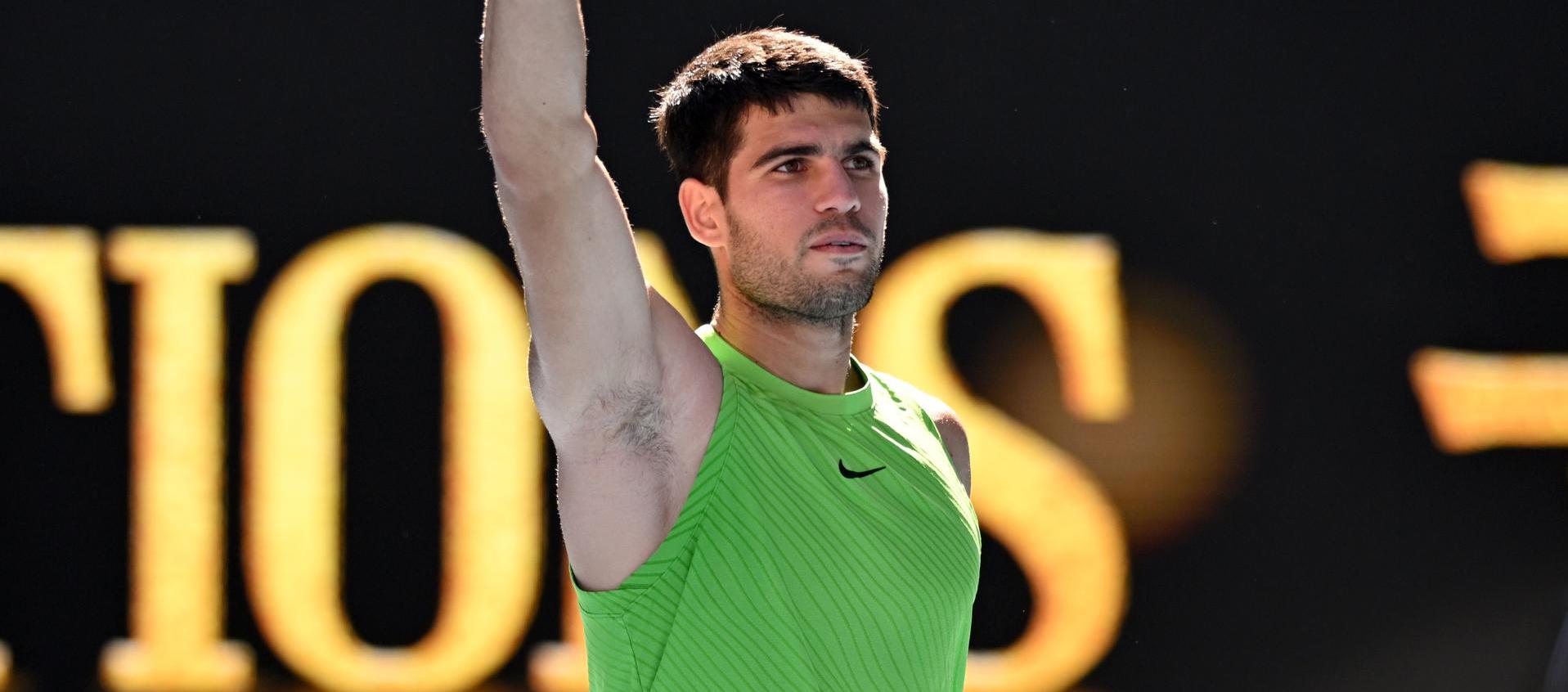 Carlos Alcaraz, tenista español.