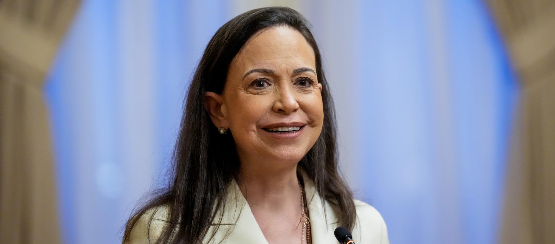 María Corina Machado, líder opositora venezolana.
