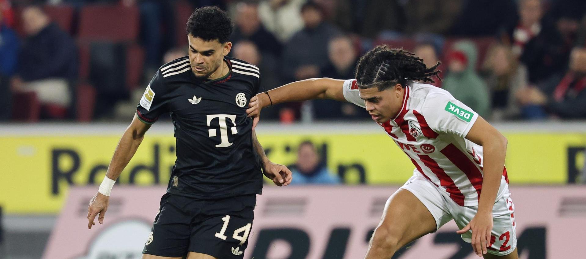 Luis Díaz durante el partido.