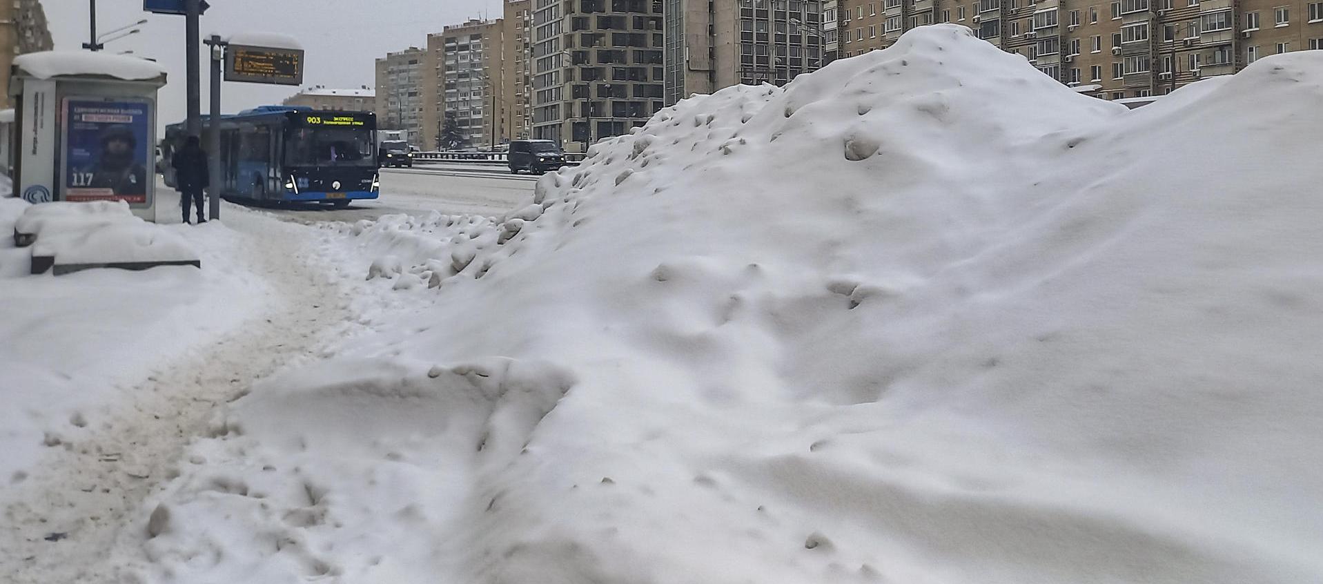 Ola de nieve en Rusia.