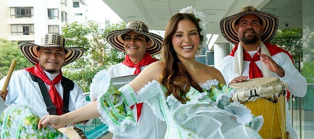 Reina Michelle Char en las instalaciones de Zona Cero.