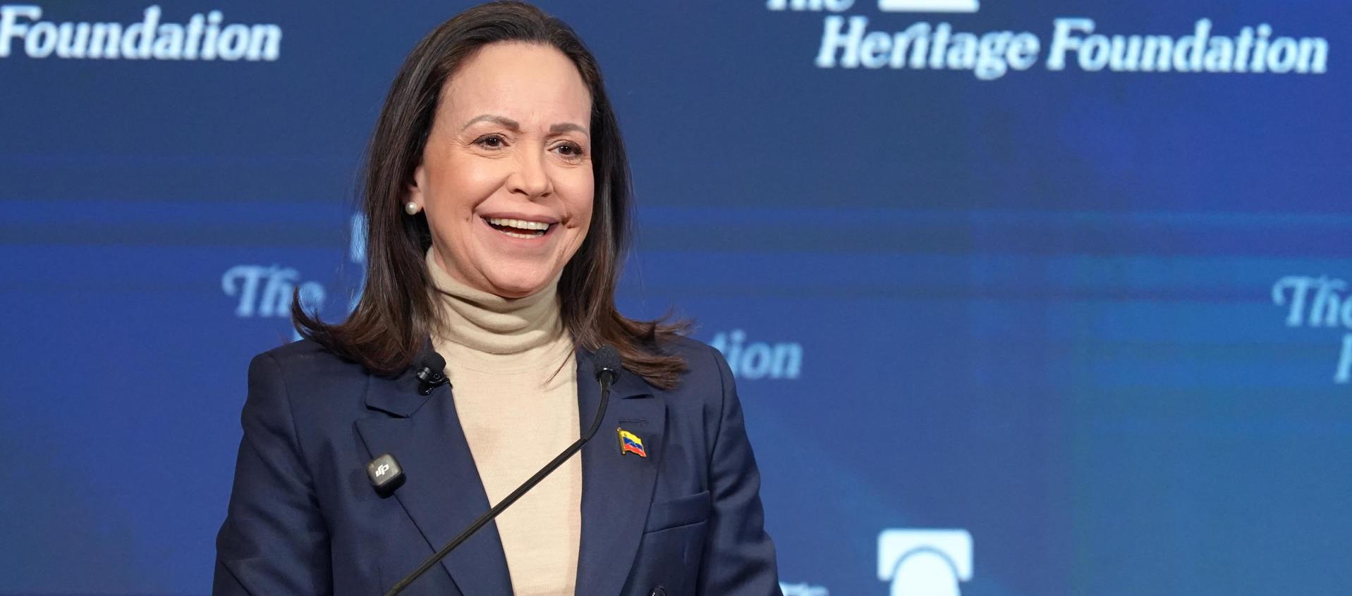 María Corina Machado, líder opositora venezolana.