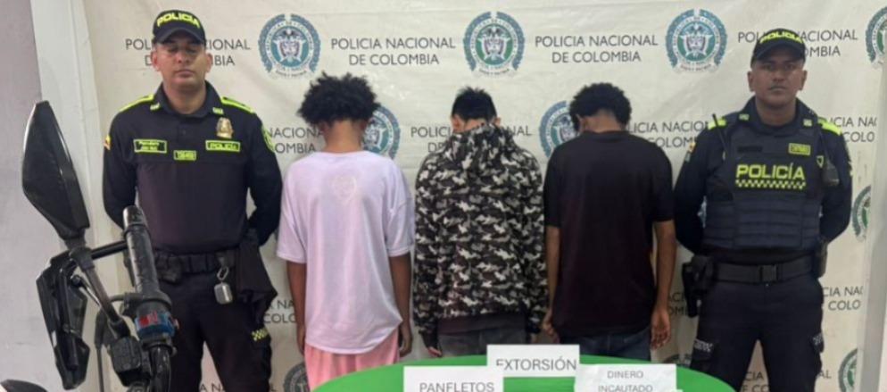 Adolescentes aprehendidos. 