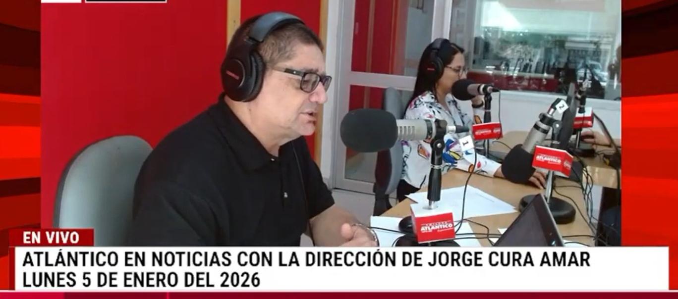 Transmisión de Atlántico en Noticias.