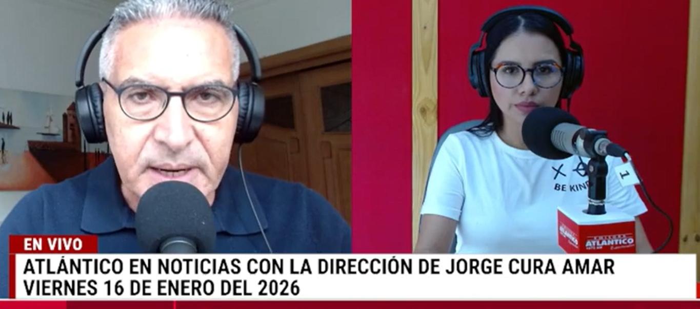 Transmisión de Atlántico en Noticias.