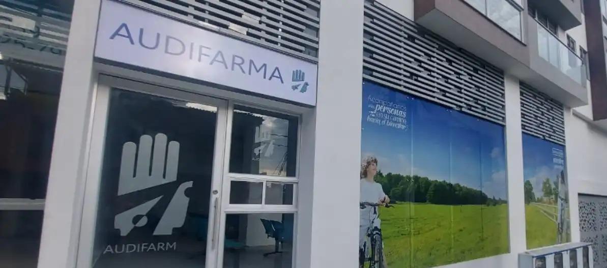 Fachada de Audifarma.