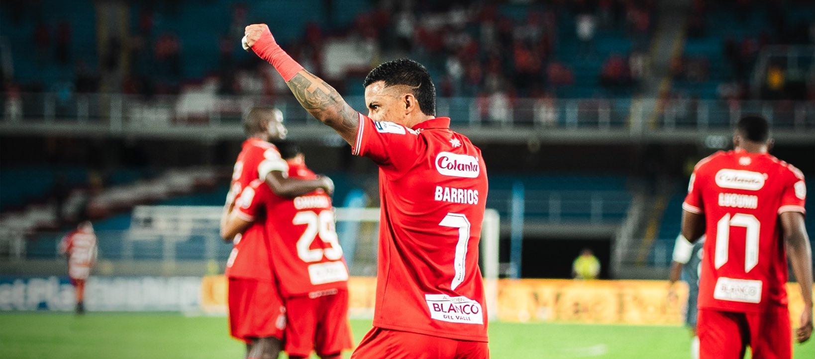 El atacante barranquillero Cristian Barrios.