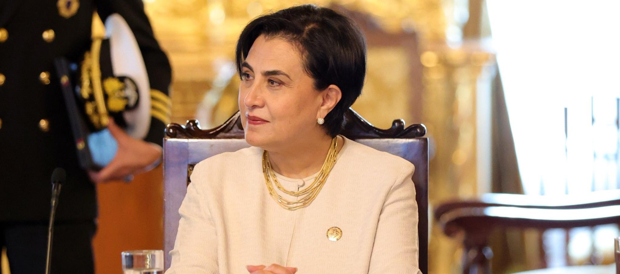 La ministra de Relaciones Exteriores de Ecuador, Gabriela Sommerfeld.