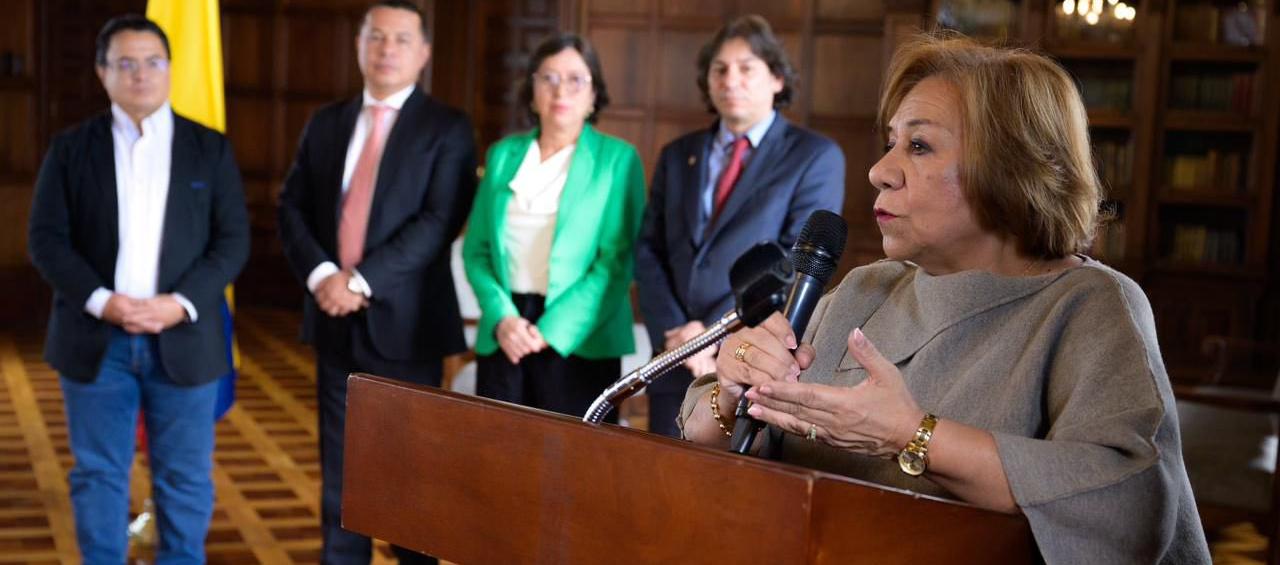 La canciller Yolanda Villavicencio.