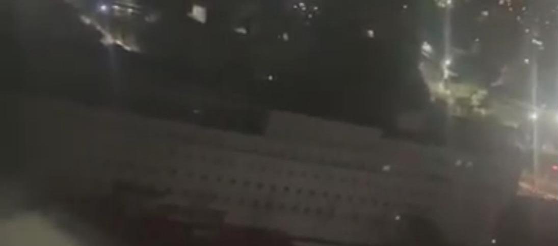 Captura de video de los alrededores del Palacio de Miraflores