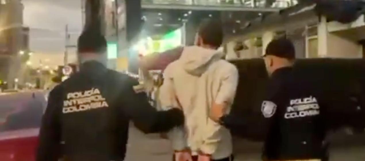 Las capturas del extranjero y de la colombiana se realizaron en Bogotá. 