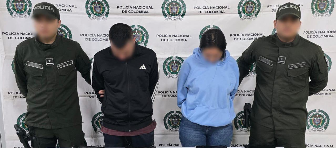 Las capturas fueron realizadas por la Policía Antinarcóticos. 